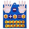Math Board Montessori Toys Felt Math Toy Children Finger Numbers Toys Kids Early Educational Toy