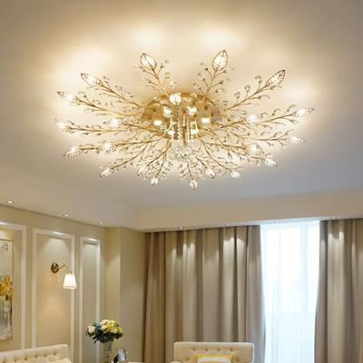 Современная хрустальная потолочная люстра Lustre для гостиной спальни кухни внутреннее освещение светодиодные светильники освещение