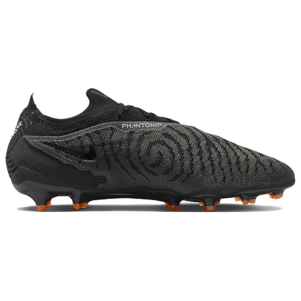 Nike Phantom GX Elite Gripknit FG Shadow Pack Мужские кроссовки Черный Темно-Дымчато-Серый Total-Orange DC9968-010