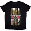 Футболка Guns N Roses Женская Большой Логотип группы Guns Official Черный