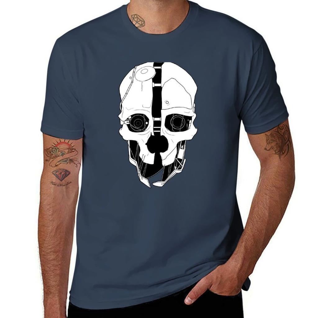 Corvos Mask Tshirt Fashion Simple Casual Tee Shirt