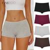 New Women's Panties Cotton Seamless Sports Boxers Underwear Female Solid Color Briefs Cozy Lingerie Intimate Underpants XS-XL