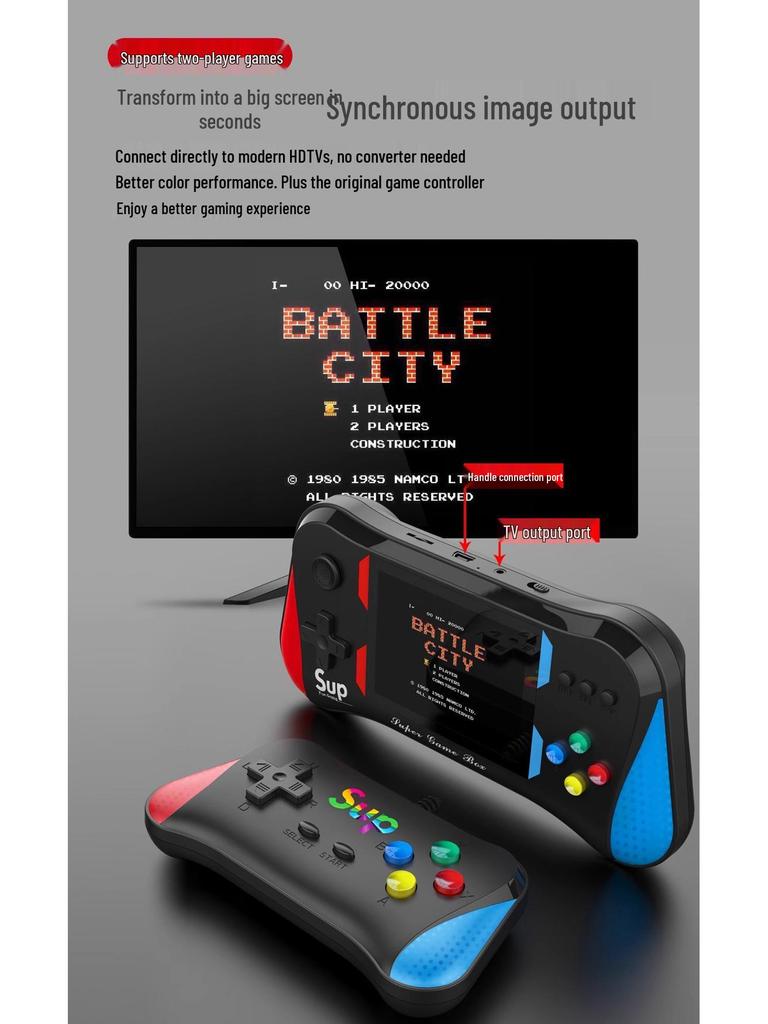 X7M Портативная ретро игровая консоль - Ностальгическая классическая мини-игрушка для детей