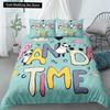 Panda Printed 2/3pcs Bedding Set Bamboo Duvet Cover for Adult Child Bedclothes and Pillowcases Comforter Covers Bed Sets King