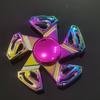 New Style Colorful Alloy Fidget Spinner Gradient Color R188 Mute Bearing EDC Metal Hand Spinner Adult Stress Relief  Fidget Toys