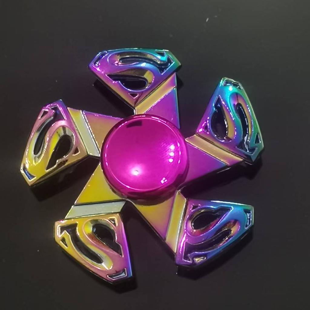 New Style Colorful Alloy Fidget Spinner Gradient Color R188 Mute Bearing EDC Metal Hand Spinner Adult Stress Relief  Fidget Toys