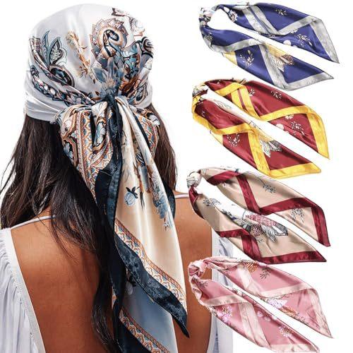 Silk Square Scarves 90 Square Scarves Headscarves Printed Silk Scarves Spot Single Price