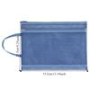 A4 Mesh Zipper Pouch Simple Stationery Organizer Pouch ID Card Storage Handbag  Student Gift