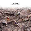 LEO FISHING 50pcs/40pcs Box Fishing Accessory Goods Bead Head Fast Sinking Nymph Scud Fly Bug Worm Trout Fishing Tools Insect Fishing Bait Lure