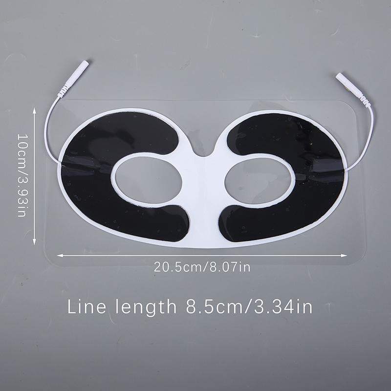 Нетканый самоклеящийся чехол для маски для глаз Ems Tens, электродная накладка для электронного массажера с импульсной терапией и отверстием для штекера