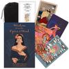Kancharo Oracle Cards 50 Pieces Tarot Fortune Telling from the Epics of Japanese Oracle Card Basic Instruction Manual Pouch Included [Wisdom Hind] &