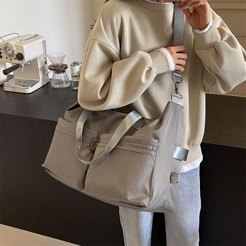 Оксфордская сумка для фитнеса, портативная сумка для йоги, женская водонепроницаемая сумка для багажа большой вместимости, дорожная сумка на короткие расстояния