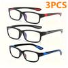 3PCS Sports Reading Glasses Men Women - Comfortable, Stylish Presbyopic Readers with Polycarbonate Lenses, Bulk Wholesale