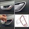 Для Hyundai Tucson NX4 2023 2024 Hybrid N Line внутренняя ручка двери автомобиля, крышка чаши, отделка, аксессуары для интерьера из нержавеющей стали