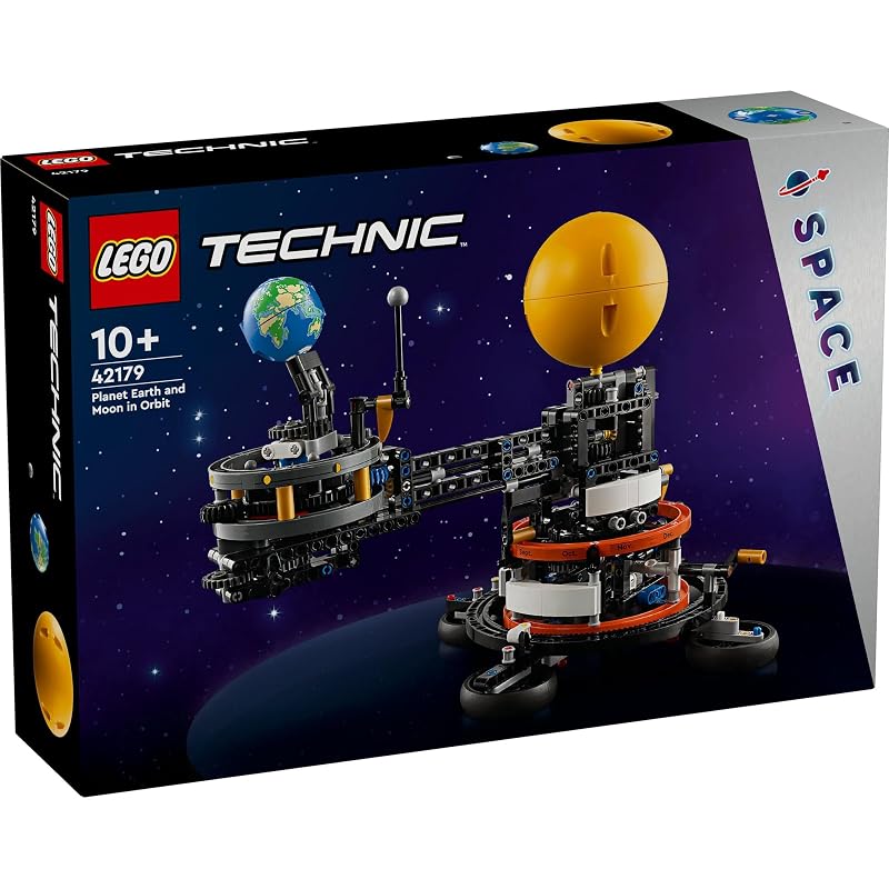 LEGO Technic Орбита Земли и Луны 526 деталей STEM-игрушка, Подарок на День Рождения/Рождество, Строительные блоки, Мальчики, Девочки, Дети возрастом 10, 11, 12 лет, Начальная школа