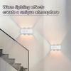 USB Rechargeable Motion Sensor Wall Light 3 colors / RGB RGB Wall Lamp Under Cabinet Light  Office