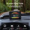 P16 OBD2 HUD Car On-Board Computer Digital Head Up Display Speed RPM Meter Gauge Auto Accessories Water Fule Temperature Alarm