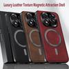 Luxury PU Leather Case For Xiaomi Redmi Note 14 13 12 Pro Pro+ 12 Turbo 5G Magsafe Magnetic Lens Protection Shockproof Cover