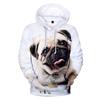 3D Pug Hoodies Men Women Sweatshirts Harajuku Hoodie Pullover Hot Autumn 3D Pug Hooded Casual Boys Girls Streetwear