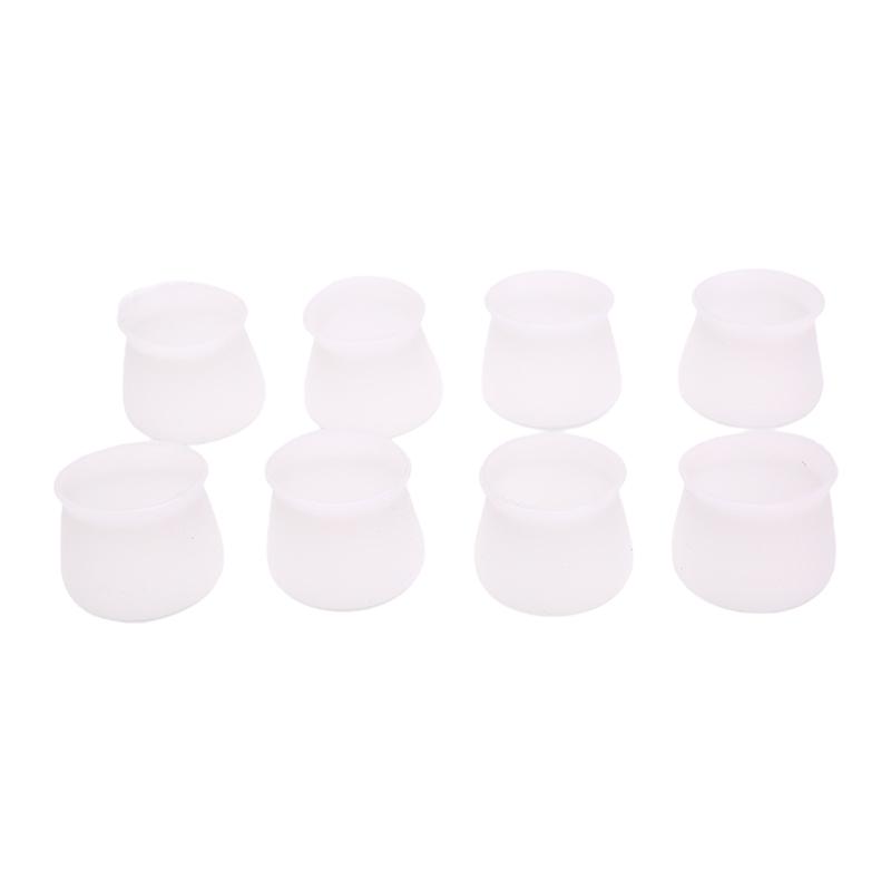 8 Chair Leg Caps Rubber Feet Cover Non-Slip Chair Pad