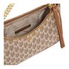 Michael Kors MK Jet Set Charm Классическая Монограмма Винтажная Ткань Сумка Через Плечо Женская Сумка Через Плечо Коричневая 32S2GT9C1J-230
