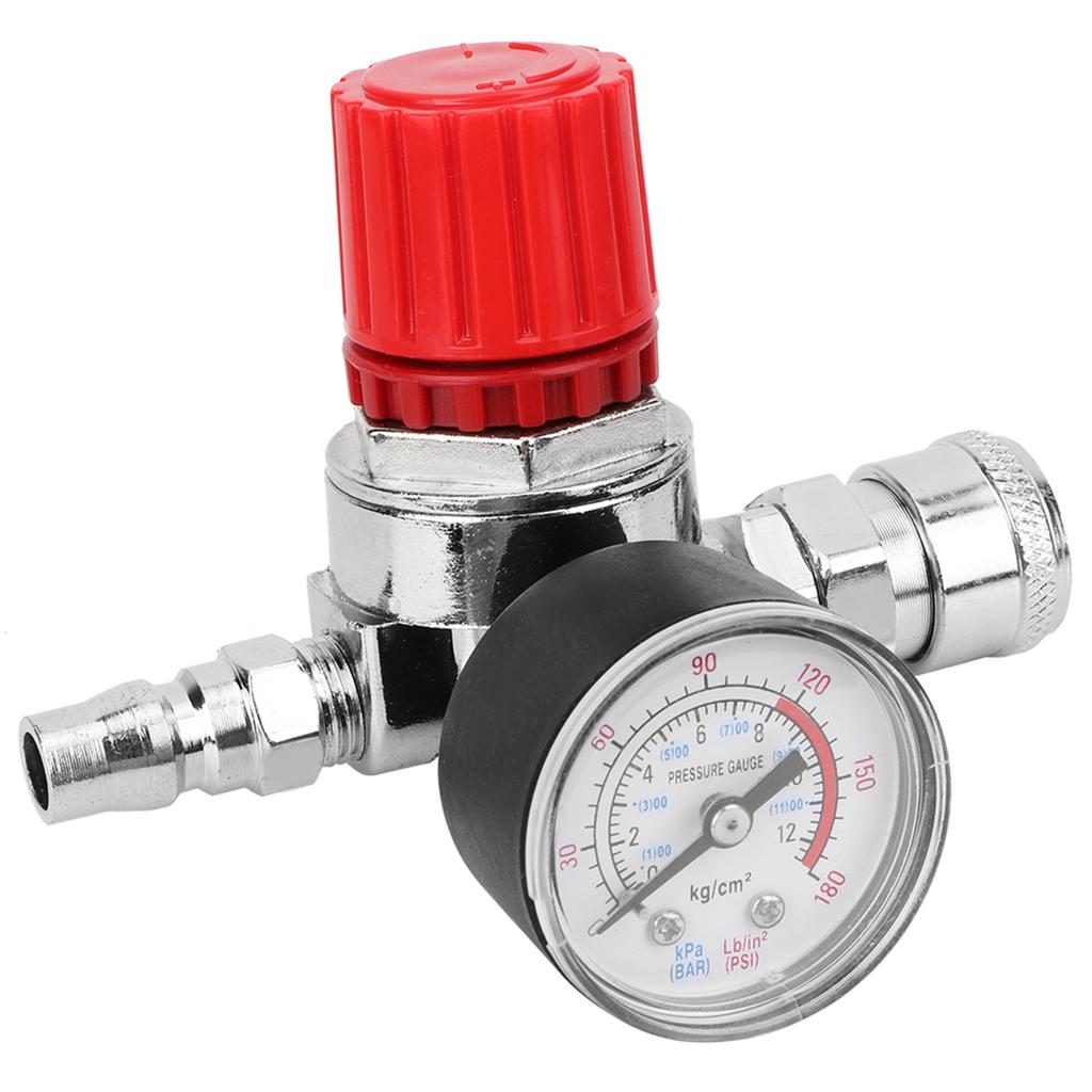 Регулятор давления, переключатель, регулирующий клапан, манометр с разъемом MaleFemale для воздушного компрессора
