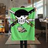 Фланелевое одеяло с принтом персонажей One Piece, Высококачественное, Удобное для всех сезонов, Декор для дома, Тепло и уют, Идеально для рождественских подарков