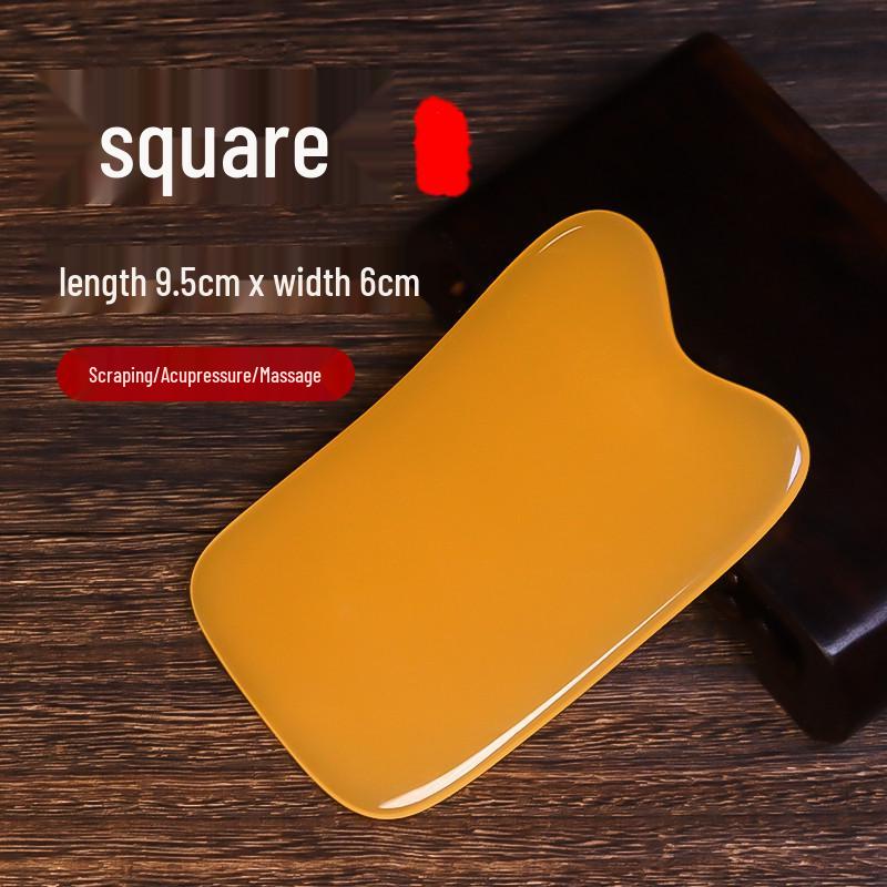 «Скребок для массажа на основе пчелиного воска для шеи, талии и лица»