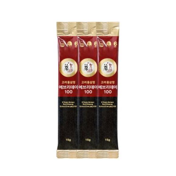 Pungnyeonbogam Экстракт 6-летнего корейского красного женьшеня Everyday 100, 15 г (7 вариантов)