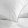 Housse de couette + 2 taies - Noemie - 240 x 260 cm - 95% coton - Blanc - Oeko-Tex®