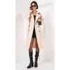 5853 Double Breasted Trench Coat - Beige