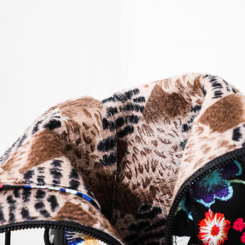 Q/L8/Women's High Heel Short Boots Autumn and Winter New Waterproof Platform Thick Heel Large Size Women's Boots