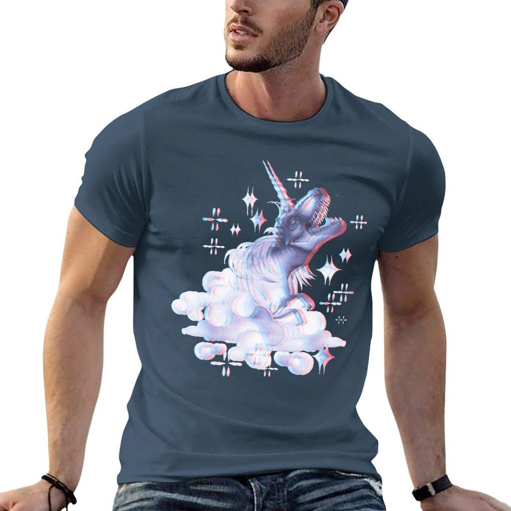Watercolor Dinocorn 3d Tshirt Cool Feeling Summer Tee Shirt