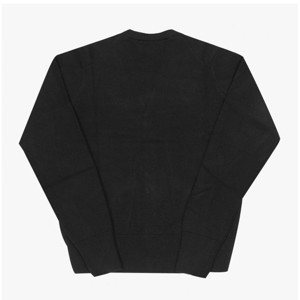 Ami Small Heart Logo V Neck Men S Cardigan Hkc361 001 009