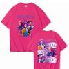 KPop Demon Hunters printed T-shirt casual round neck top short sleeved shirt 5989