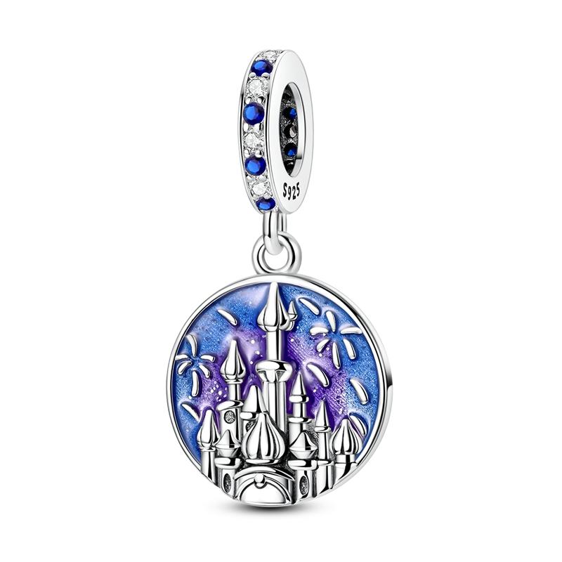 Оригинальные медные шармы-бусины Роза Сердце Крылья Бантик Шарм для браслета Подвеска Женщина Девушка Изысканные DIY Ювелирные изделия Подарок