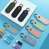 Leather U Disk Pouch Key Ring Holder Usb Flash Drive Storage Bag Pendrive Protective Cover Memory Stick Case