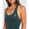 Gymshark Vital бесшовный короткий боди Woodland Green Marl B9a8y Ebtf