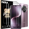 2 Verres Trempés Intégral et 2 Vitres Caméra pour Honor Magic 7 Lite - Protection Anti-Rayures