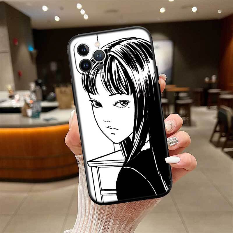 Junji Ito Tomie Phone Case for Xiaomi Poco C40 C51 C50 C55 C65 C71 C75 C85 F8 F7 F6 F5 F3 F2 X7 X6 X4 X3 X2 M7 M6 M5 M4 M3 M2 Pro