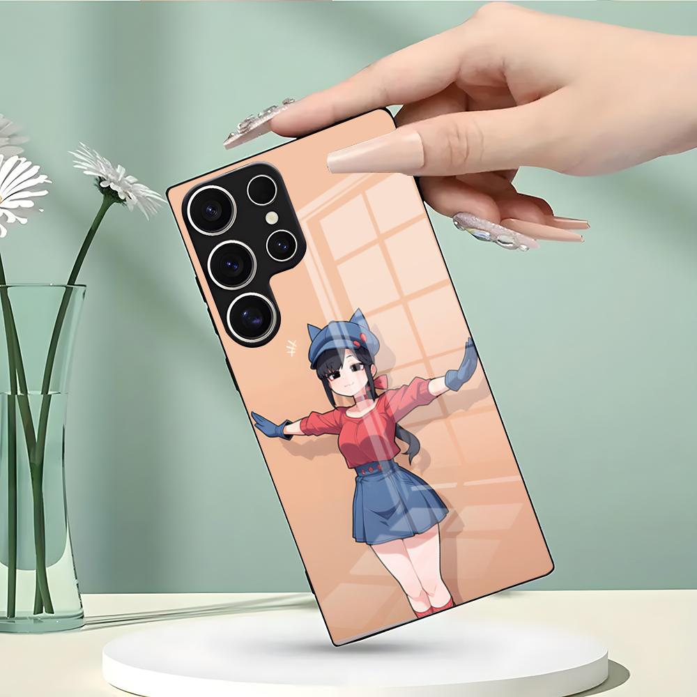 Чехол для игрового телефона M-MisideS M-Mita для Samsung S26 S25 Edge Ultra 23 22 21 20 Ultra Plus S24 Fe Стеклянная крышка