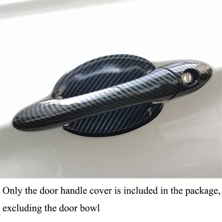 Для Hyundai Sonata 2011-2014 Накладки на ручки наружных дверей Стиль карбонового волокна