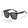 Fashion Women Sunglasses Men Square Vintage Big Frame Sun Glasses Stylish Mirror Black Retro Oculos