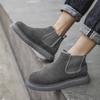 Men's Retro Suede Leather New Arrival Chelsea Boots Men Fashion Ankle Boot Mens Casual British Style Short Boots High-Top Shoes