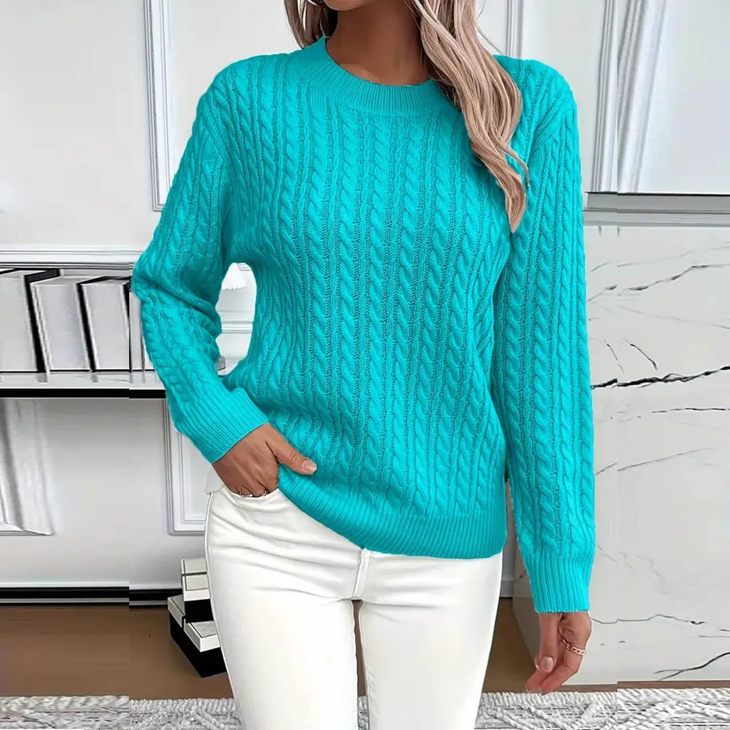 Womens Sweaters Long Sleeve Fall Soft Lightweight Knit Loose Sweater Tops