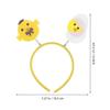 2026 Best!! Easter Costume Supplies Chicken Headband for Decoration with 1 Piece Yellow Accessory
