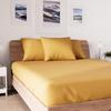 Cotton Fitted Sheet 90x190 Cm JERSEY Mustard, by Soleil D'ocre