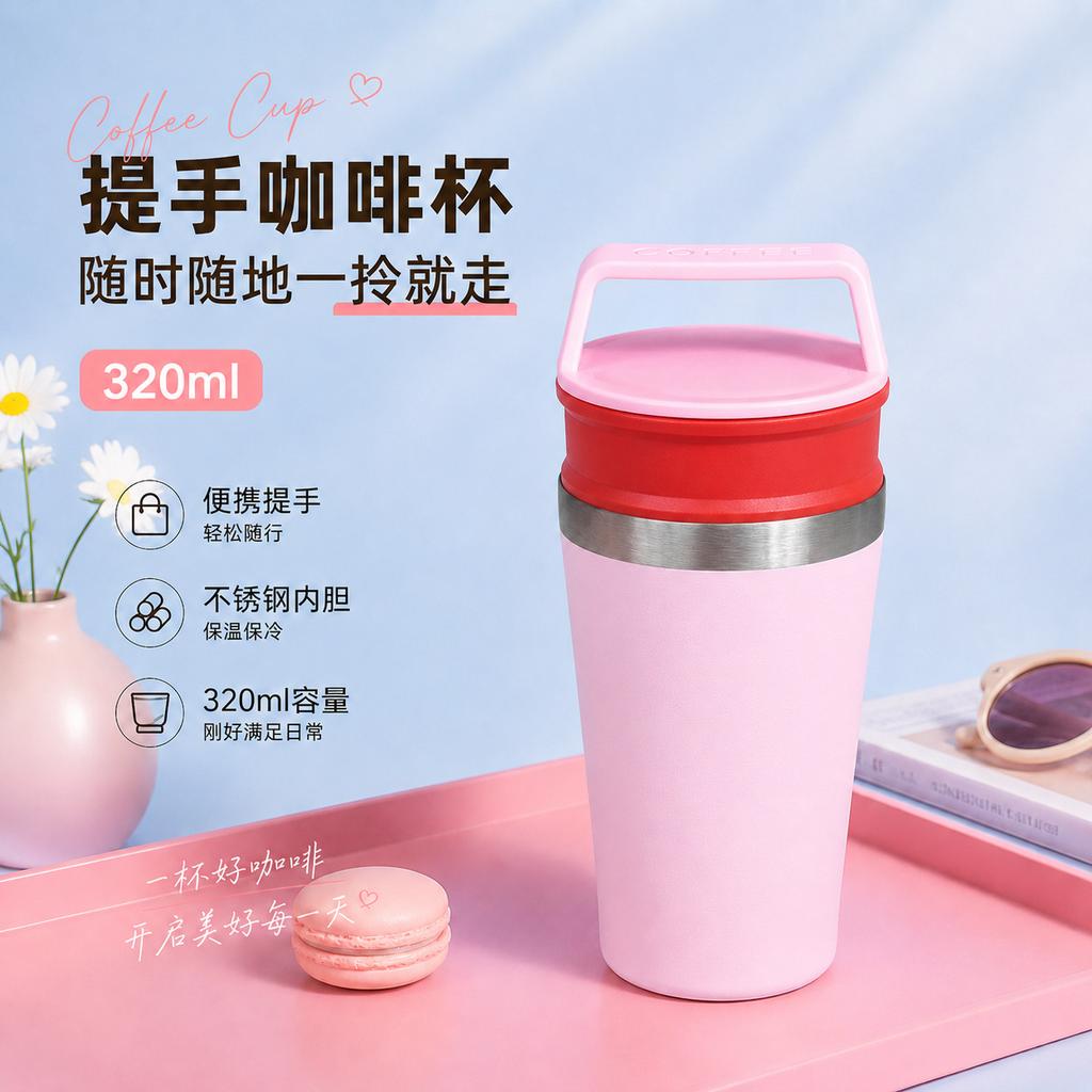 Хит продаж бутылка для воды, модная многоцветная кофейная чашка, герметичная и портативная, модный и маленький термос, стакан для воды