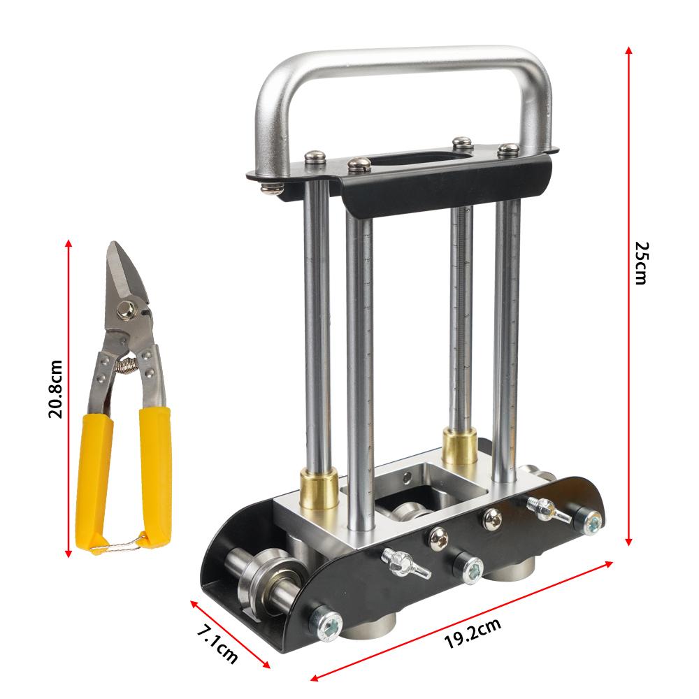 Professional/Lightweight Version Metal Edge Roller Bending Tool For Rain Diverter & Making Folding Edges For Various Metal Roofs