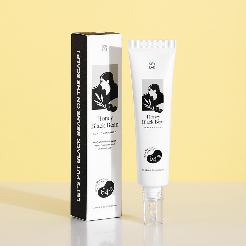Всего 5) Soy Lab Honey Black Bean Scalp Ampoule Hair Loss Ampoule Apply Hair Tonic Hair Loss Scalp Nutrition, 40 мл, 5 шт.